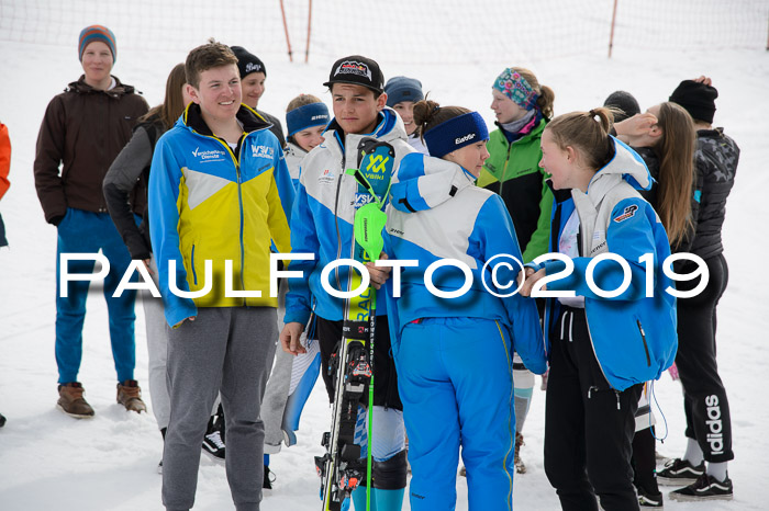 Dt. Schülercup U16 Finale,Slalom, 09.03.2019, Siegerehrungen DSC Technik