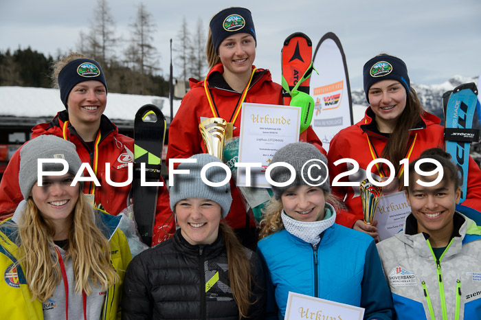 Dt. Schülercup U16 Finale,Slalom, 09.03.2019, Siegerehrungen DSC Technik
