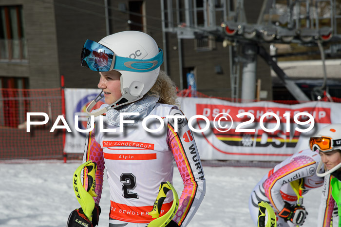 Dt. Schülermeisterschaft Slalom 16.03.2019
