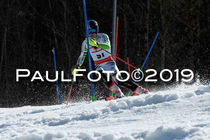 Dt. Schülermeisterschaft Slalom 16.03.2019