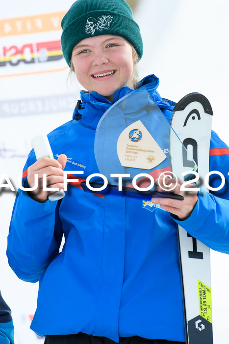 Dt. Schülermeisterschaft Team PSL + Siegehrehrungen SL, SG, Team, 18.03.2019