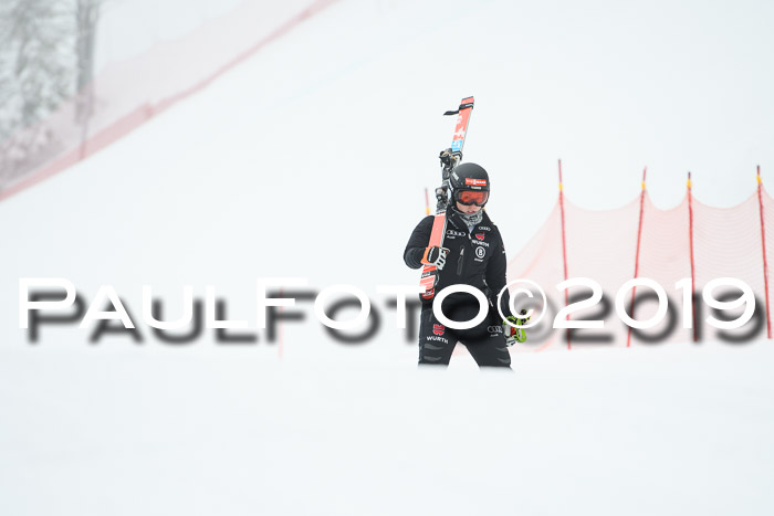 FIS, Int. Dt. Meisterschaft Abfahrt, Training, Damen + Herren, 19.03.2019