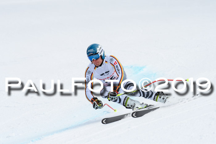 FIS, Int. Dt. Meisterschaft Abfahrt, Training, Damen + Herren, 19.03.2019