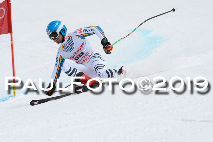 FIS, Int. Dt. Meisterschaft Abfahrt, Training, Damen + Herren, 19.03.2019