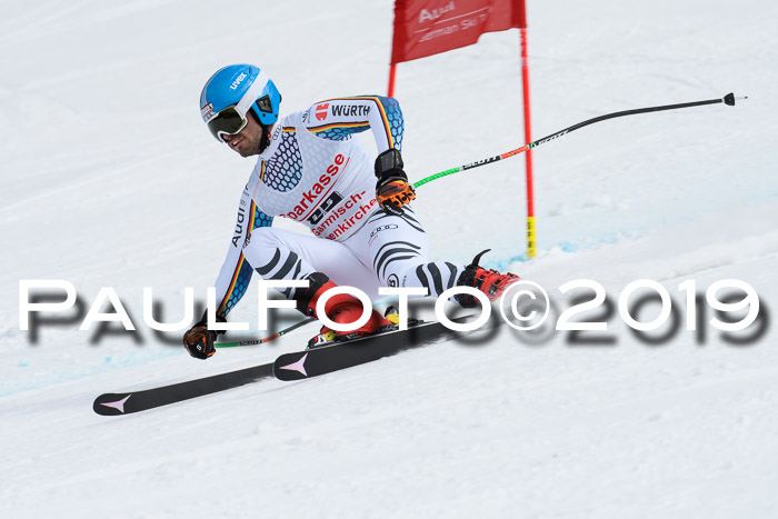 FIS, Int. Dt. Meisterschaft Abfahrt, Training, Damen + Herren, 19.03.2019