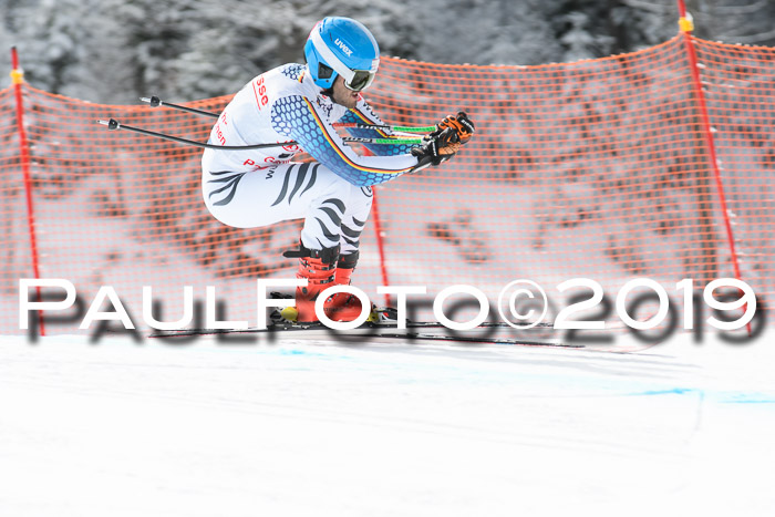 FIS, Int. Dt. Meisterschaft Abfahrt, Training, Damen + Herren, 19.03.2019