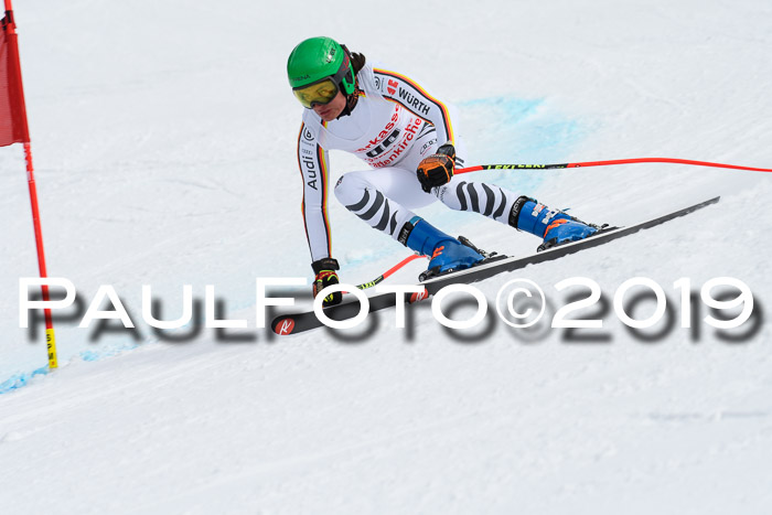 FIS, Int. Dt. Meisterschaft Abfahrt, Training, Damen + Herren, 19.03.2019