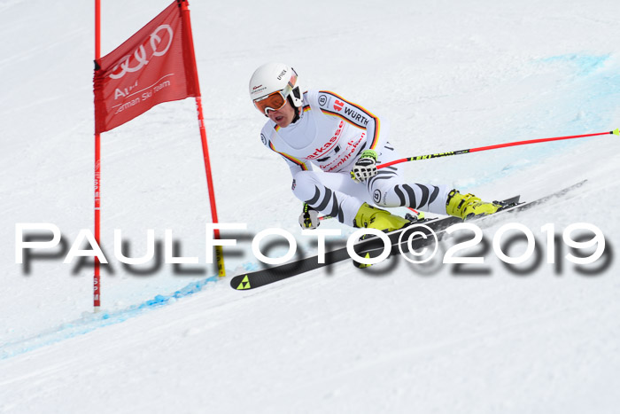 FIS, Int. Dt. Meisterschaft Abfahrt, Training, Damen + Herren, 19.03.2019