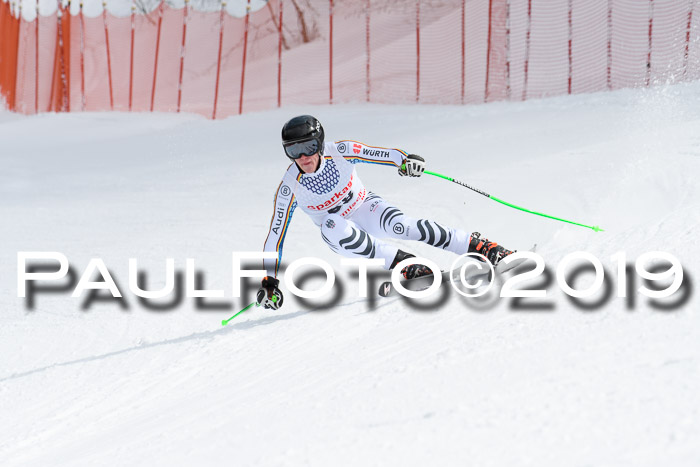 FIS, Int. Dt. Meisterschaft Abfahrt, Training, Damen + Herren, 19.03.2019