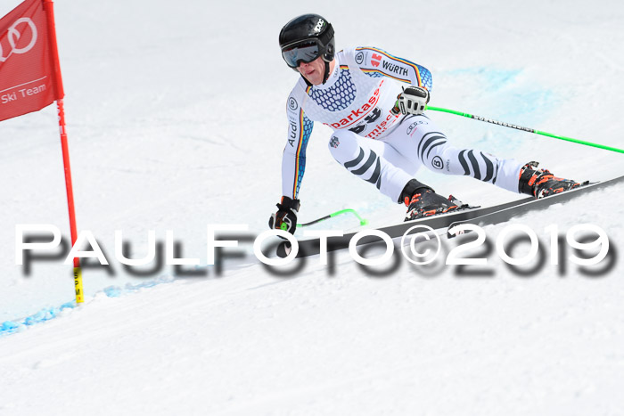 FIS, Int. Dt. Meisterschaft Abfahrt, Training, Damen + Herren, 19.03.2019