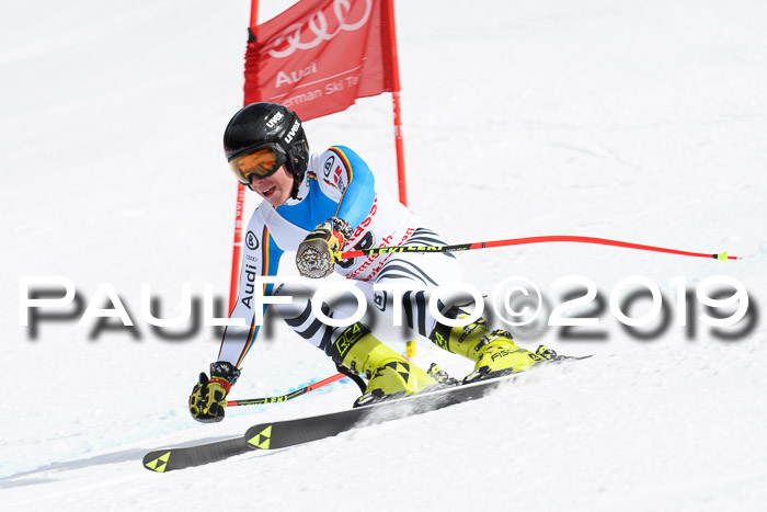 FIS, Int. Dt. Meisterschaft Abfahrt, Training, Damen + Herren, 19.03.2019