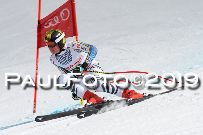 FIS, Int. Dt. Meisterschaft Abfahrt, Training, Damen + Herren, 19.03.2019