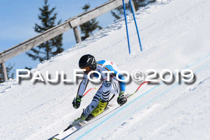 NJC Super-G, Damen + Herren, 21.03.2019