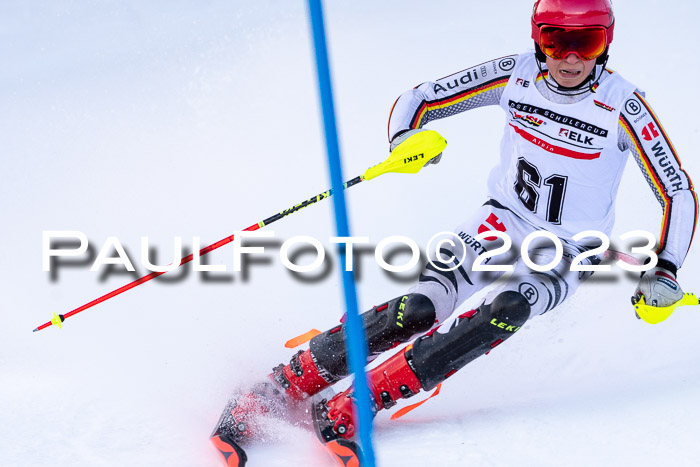 DSV ELK Schülercup Alpin U16 SL, 13.01.2023