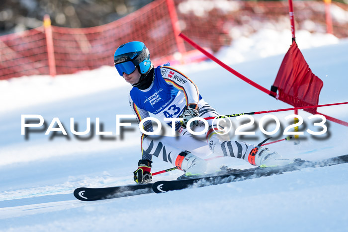 FIS Riesenslalom, Herren, Bayerische Jugendmeistersachaft 08.02.2023