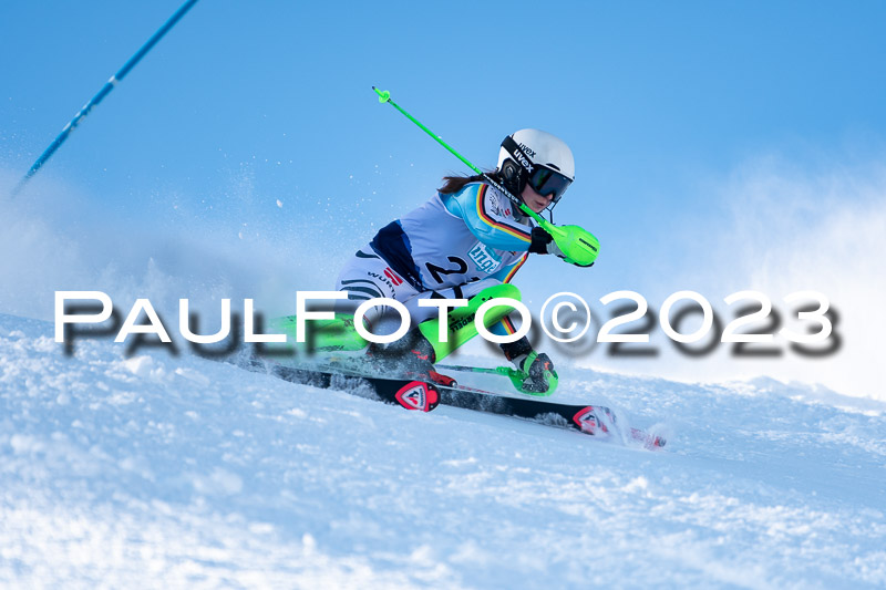 FIS Slalom Damen, Bay. Jugendmeisterschaft, 12.02.2023