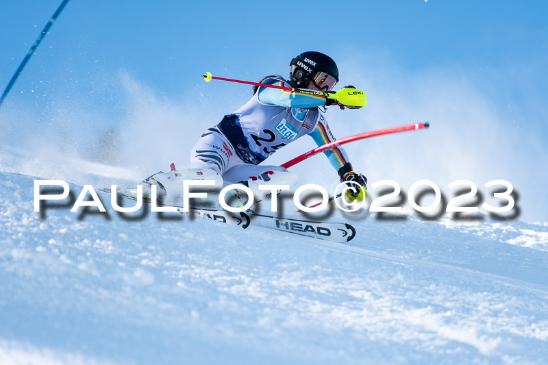 FIS Slalom Damen, Bay. Jugendmeisterschaft, 12.02.2023