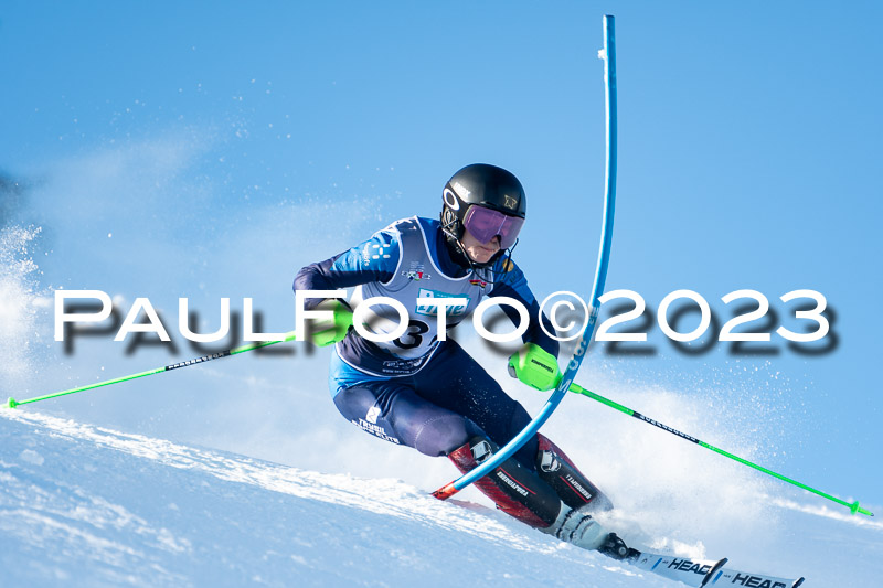 FIS Slalom Damen, Bay. Jugendmeisterschaft, 12.02.2023