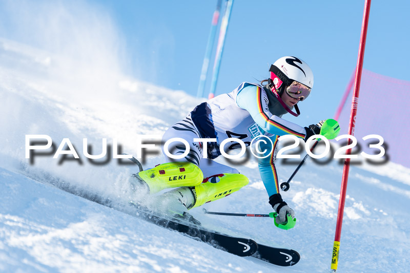 FIS Slalom Damen, Bay. Jugendmeisterschaft, 12.02.2023