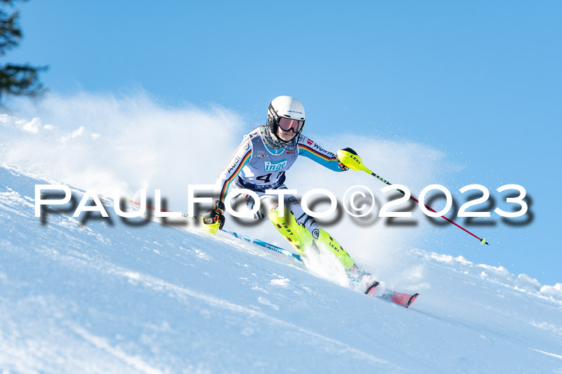 FIS Slalom Damen, Bay. Jugendmeisterschaft, 12.02.2023