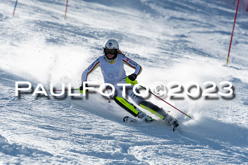 FIS Slalom Damen, Bay. Jugendmeisterschaft, 12.02.2023