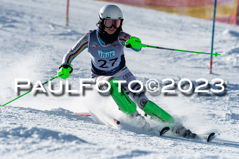 FIS Slalom Damen, Bay. Jugendmeisterschaft, 12.02.2023