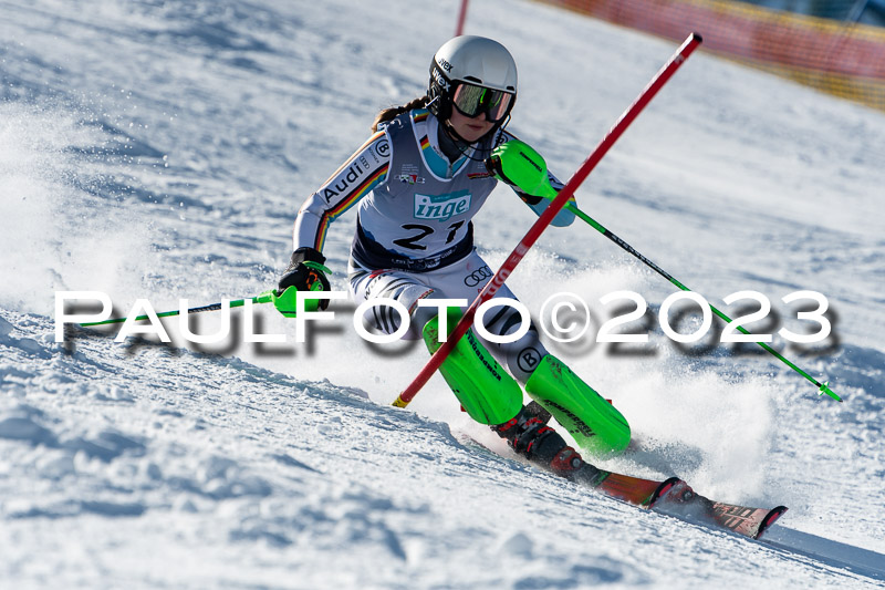 FIS Slalom Damen, Bay. Jugendmeisterschaft, 12.02.2023