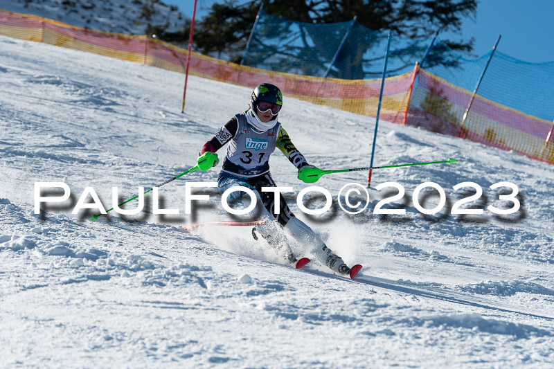 FIS Slalom Damen, Bay. Jugendmeisterschaft, 12.02.2023