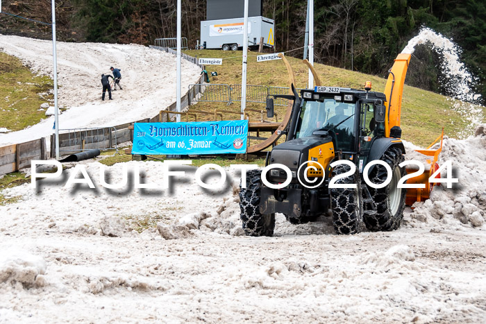 53. Hornschlittenrennen Partenkirchen, 06.01.2024