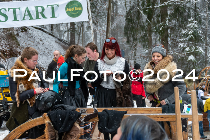 53. Hornschlittenrennen Partenkirchen, 06.01.2024