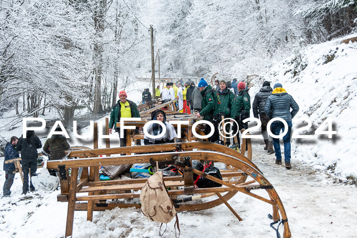 53. Hornschlittenrennen Partenkirchen, 06.01.2024