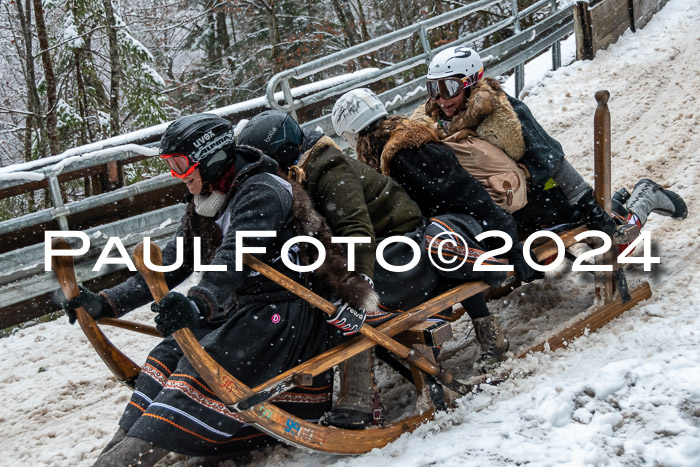 53. Hornschlittenrennen Partenkirchen, 06.01.2024