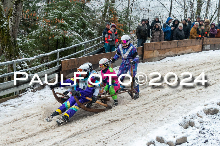 53. Hornschlittenrennen Partenkirchen, 06.01.2024