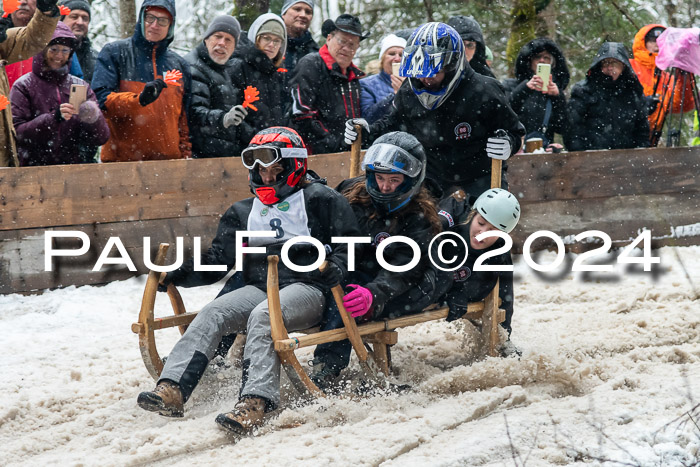 53. Hornschlittenrennen Partenkirchen, 06.01.2024