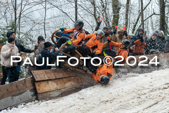 53. Hornschlittenrennen Partenkirchen, 06.01.2024