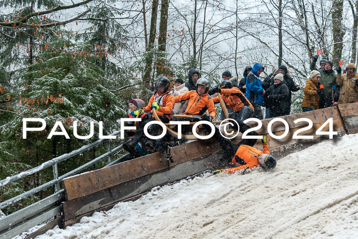 53. Hornschlittenrennen Partenkirchen, 06.01.2024