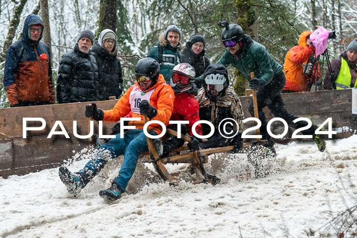 53. Hornschlittenrennen Partenkirchen, 06.01.2024