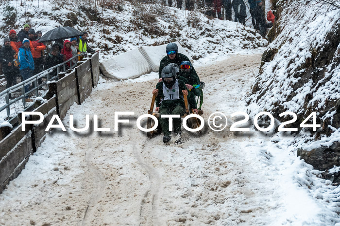 53. Hornschlittenrennen Partenkirchen, 06.01.2024