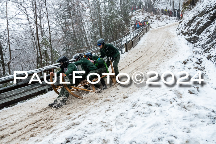 53. Hornschlittenrennen Partenkirchen, 06.01.2024