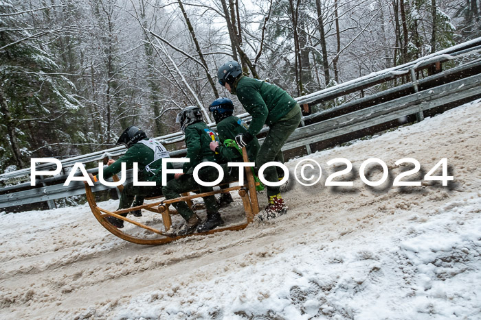 53. Hornschlittenrennen Partenkirchen, 06.01.2024