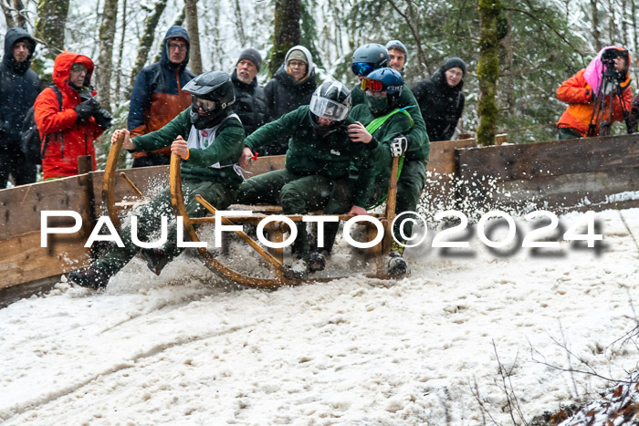 53. Hornschlittenrennen Partenkirchen, 06.01.2024