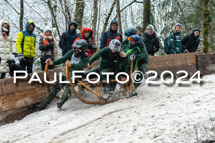 53. Hornschlittenrennen Partenkirchen, 06.01.2024