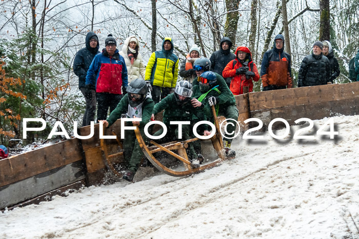 53. Hornschlittenrennen Partenkirchen, 06.01.2024