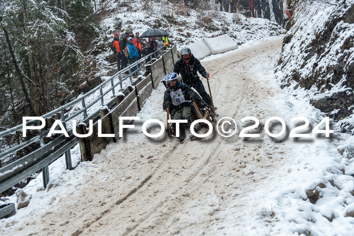 53. Hornschlittenrennen Partenkirchen, 06.01.2024