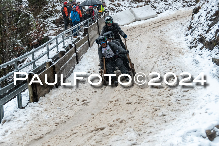 53. Hornschlittenrennen Partenkirchen, 06.01.2024