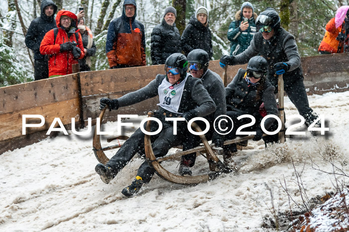 53. Hornschlittenrennen Partenkirchen, 06.01.2024