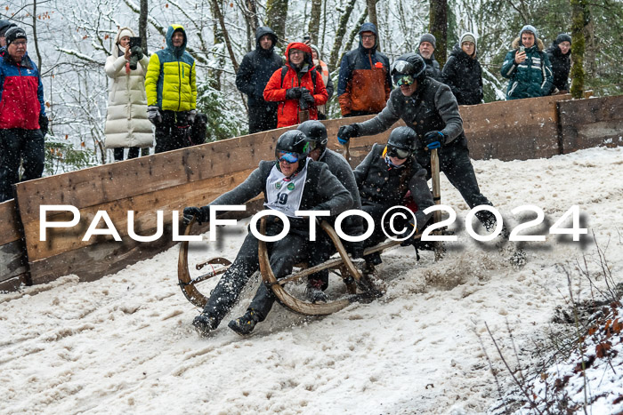 53. Hornschlittenrennen Partenkirchen, 06.01.2024