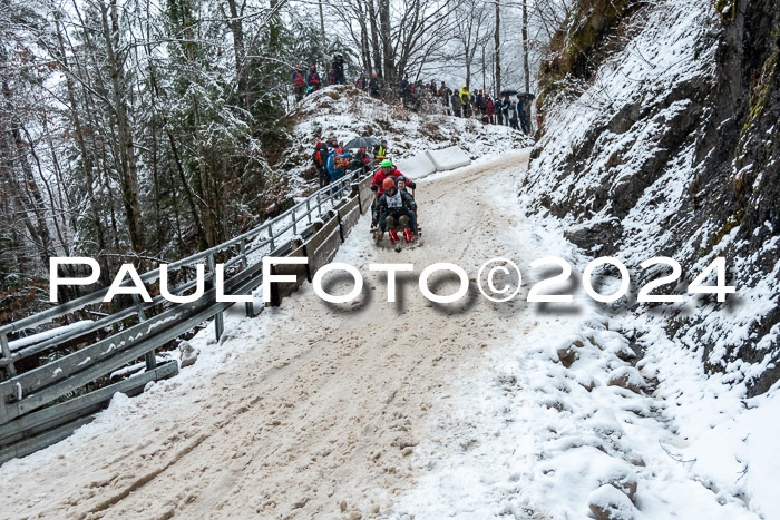 53. Hornschlittenrennen Partenkirchen, 06.01.2024