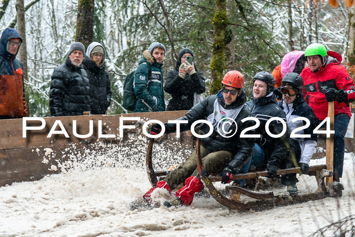 53. Hornschlittenrennen Partenkirchen, 06.01.2024