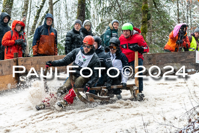 53. Hornschlittenrennen Partenkirchen, 06.01.2024